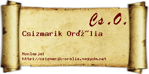 Csizmarik Orália névjegykártya